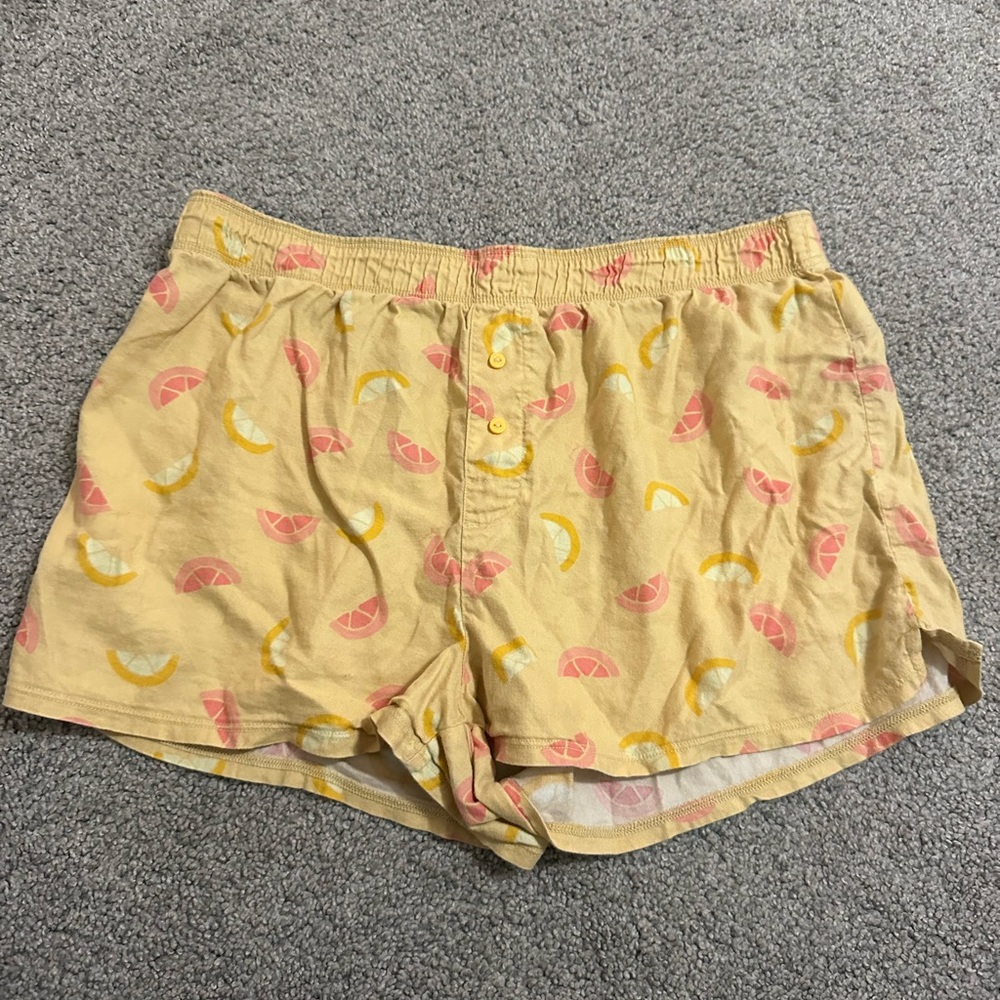 Pink boxer shorts